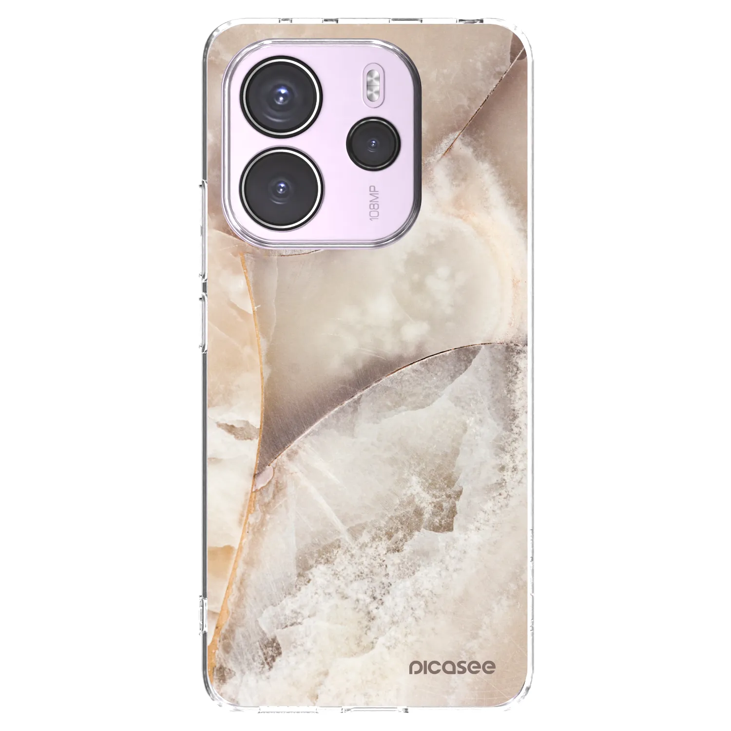 Picasee husă transparentă din silicon pentru Xiaomi Redmi Note 14 4G - Cream marble