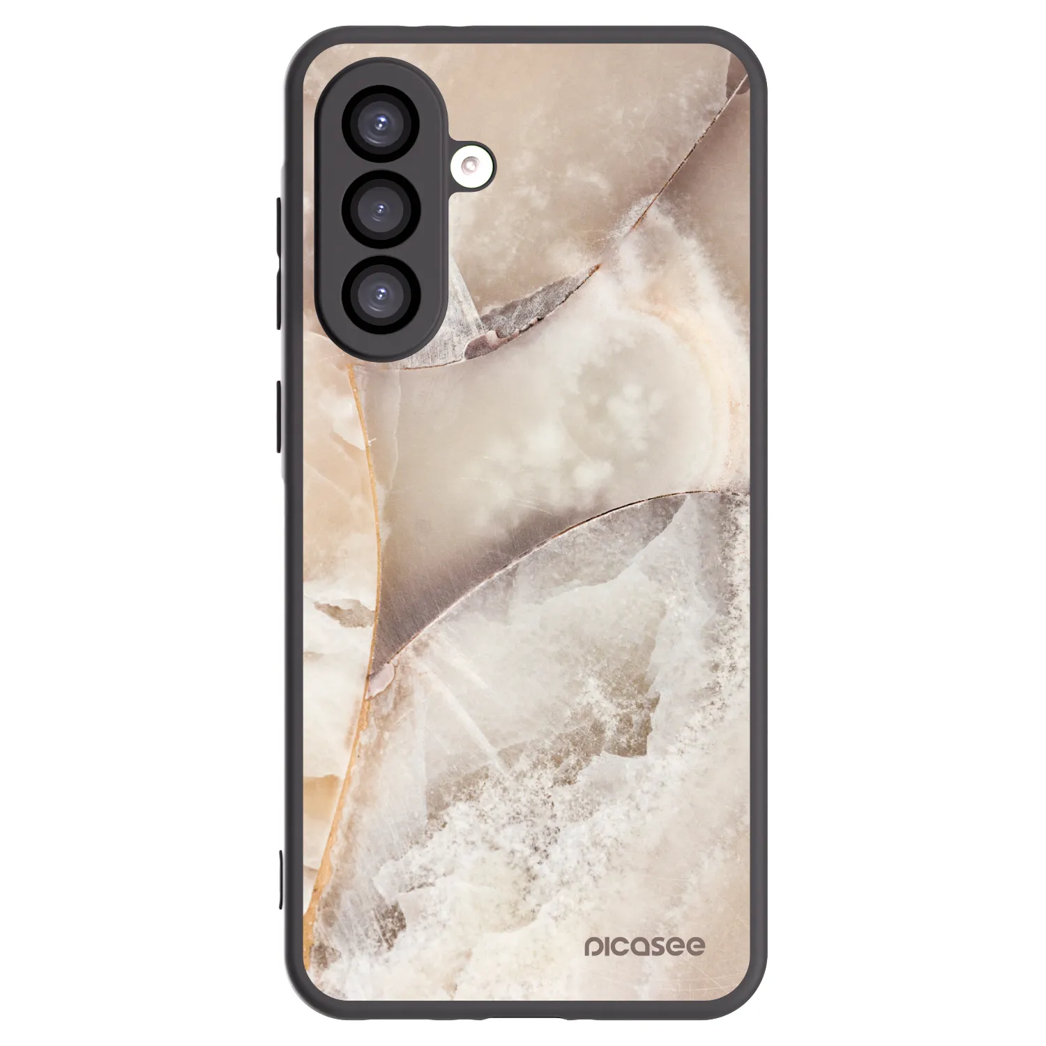Picasee husă neagră din silicon pentru Samsung Galaxy A26 5G A266B - Cream marble
