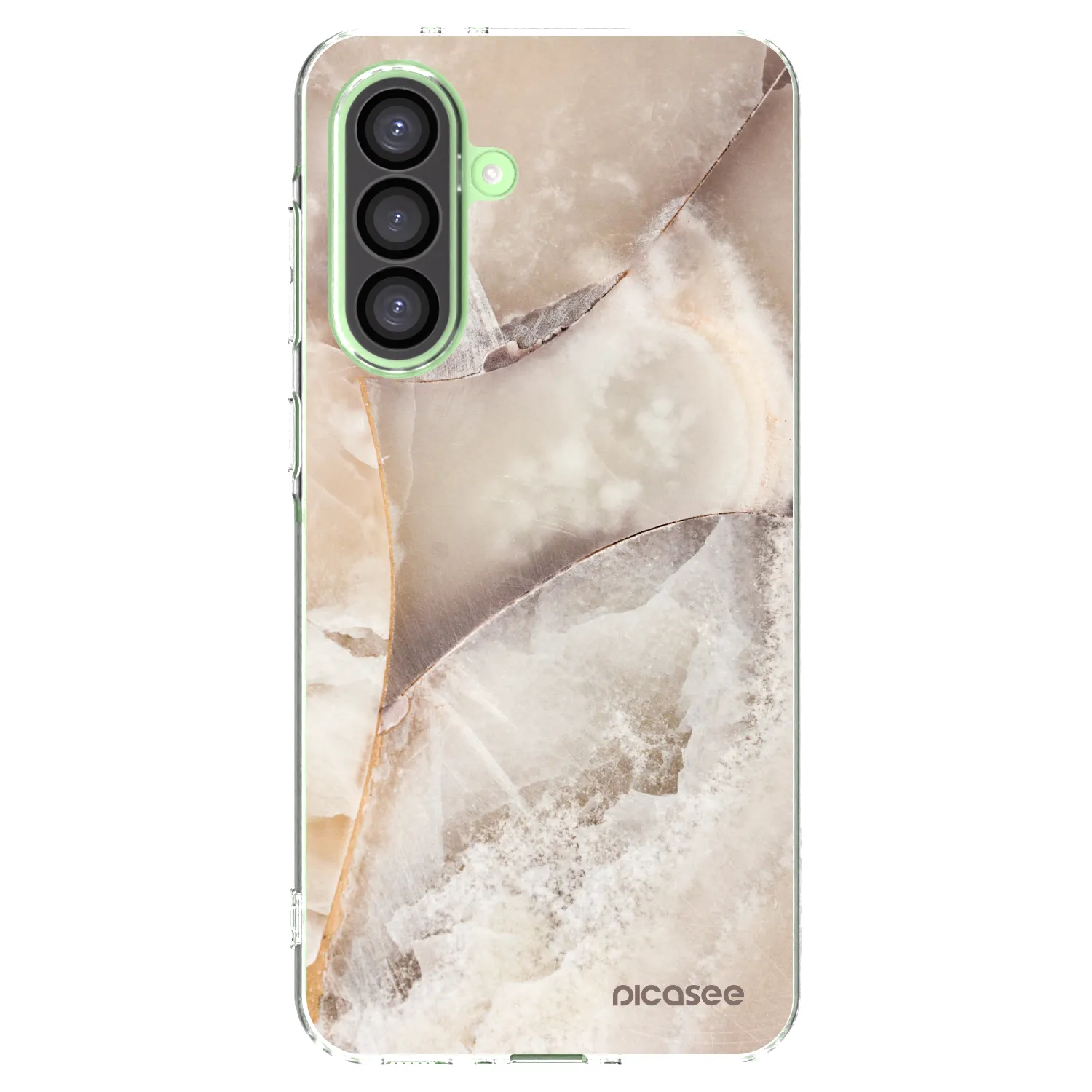 Picasee husă transparentă din silicon pentru Samsung Galaxy A26 5G A266B - Cream marble