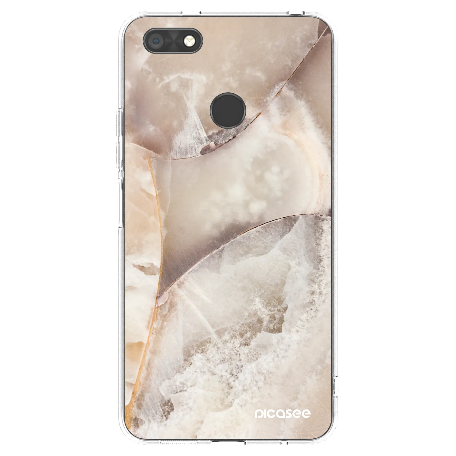 Picasee husă transparentă din silicon pentru Huawei P9 Lite Mini - Cream marble