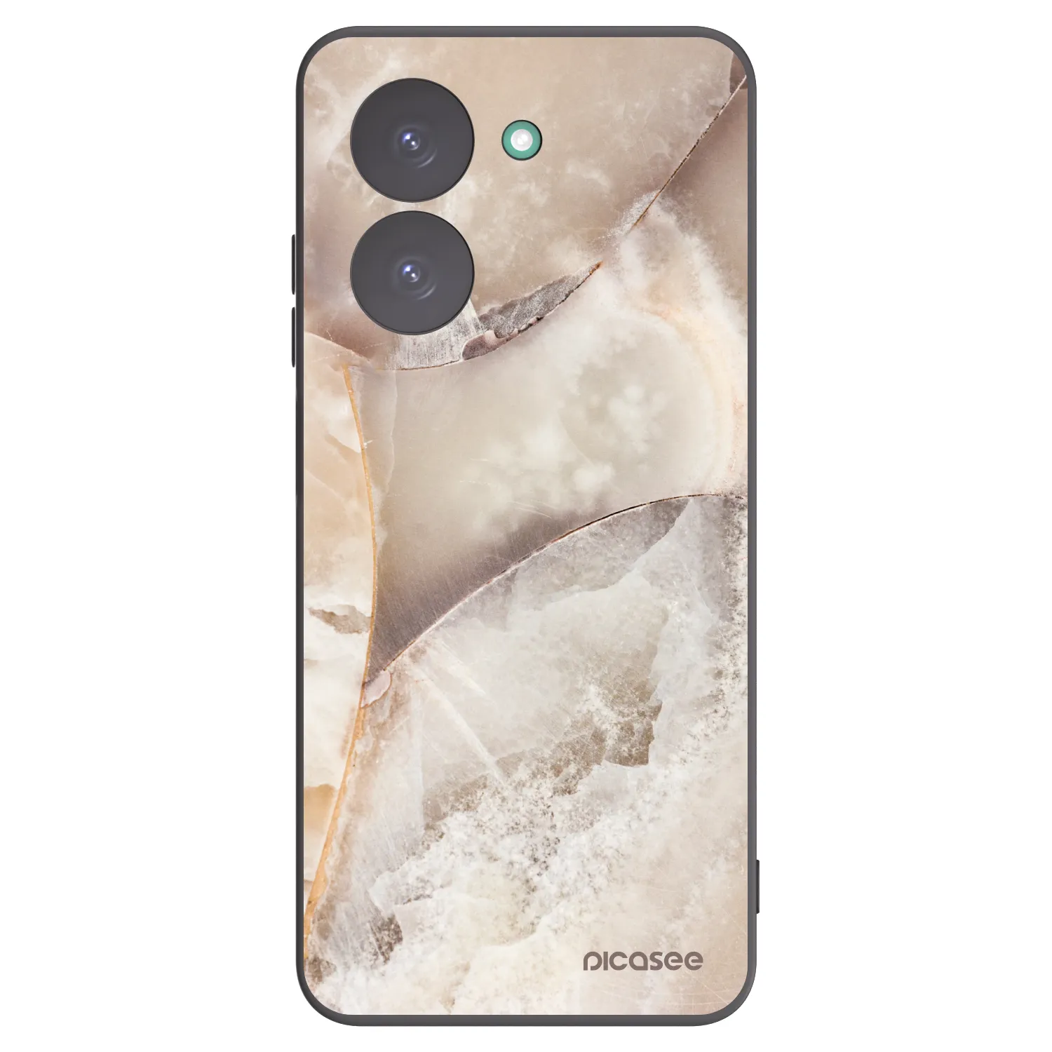 Picasee husă neagră din silicon pentru Xiaomi Redmi A5 - Cream marble