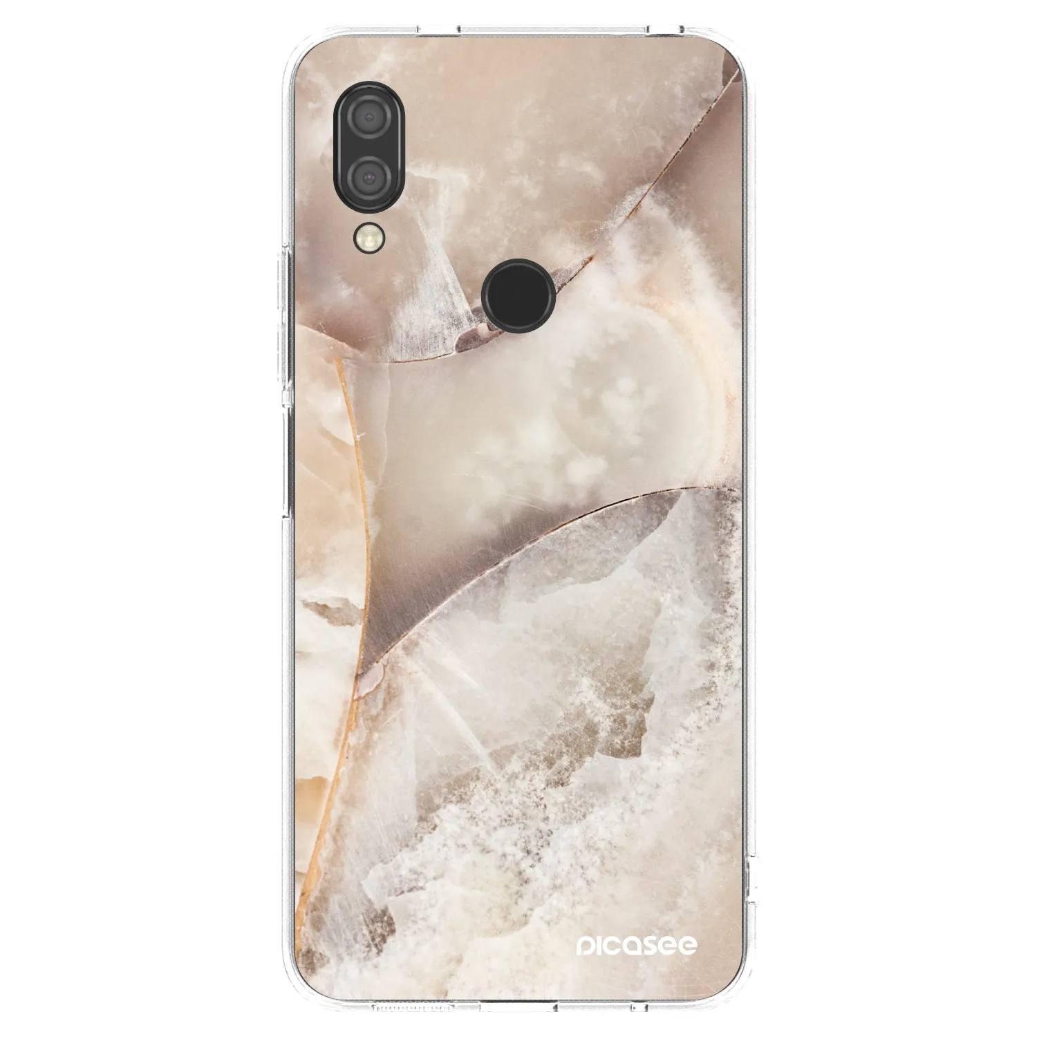 Picasee husă transparentă din silicon pentru Xiaomi Redmi 7 - Cream marble