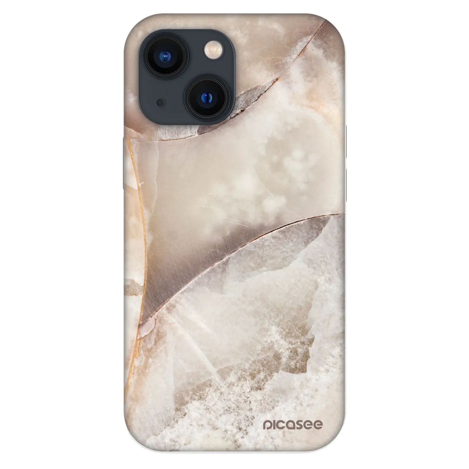 Picasee Fashion Case pentru Apple iPhone 13 mini - Cream marble