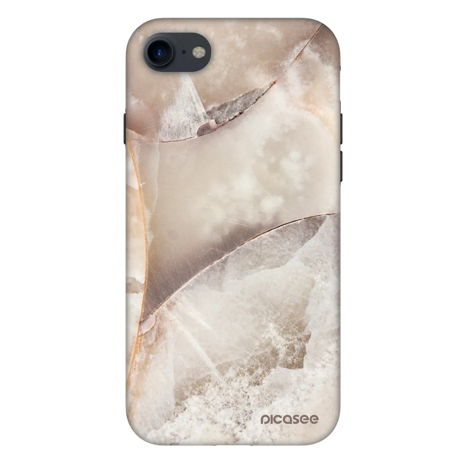 Picasee Fashion Case pentru Apple iPhone SE 2022 - Cream marble