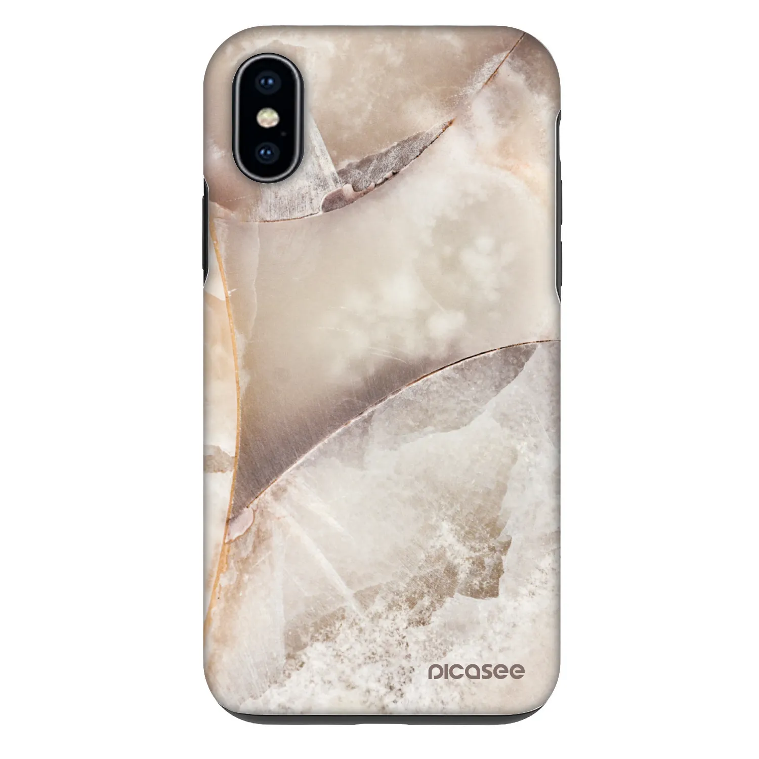 Picasee Fashion Case pentru Apple iPhone X/XS - Cream marble