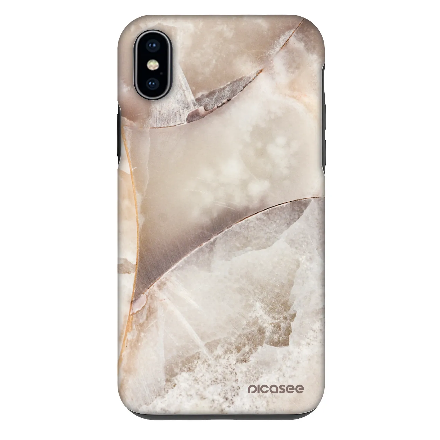Picasee Fashion Case pentru Apple iPhone XS Max - Cream marble