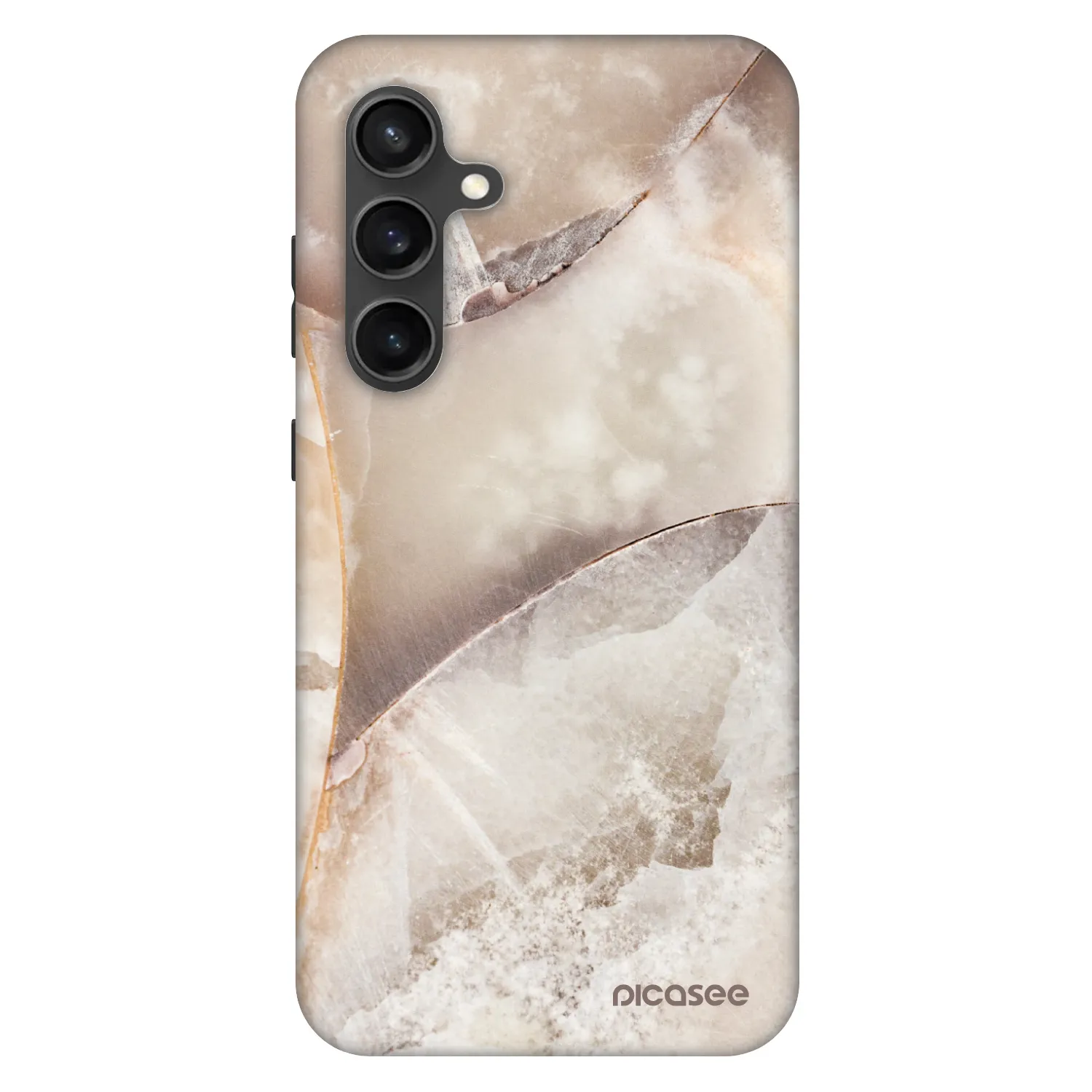 Picasee Fashion Case pentru Samsung Galaxy S24 FE S721B - Cream marble