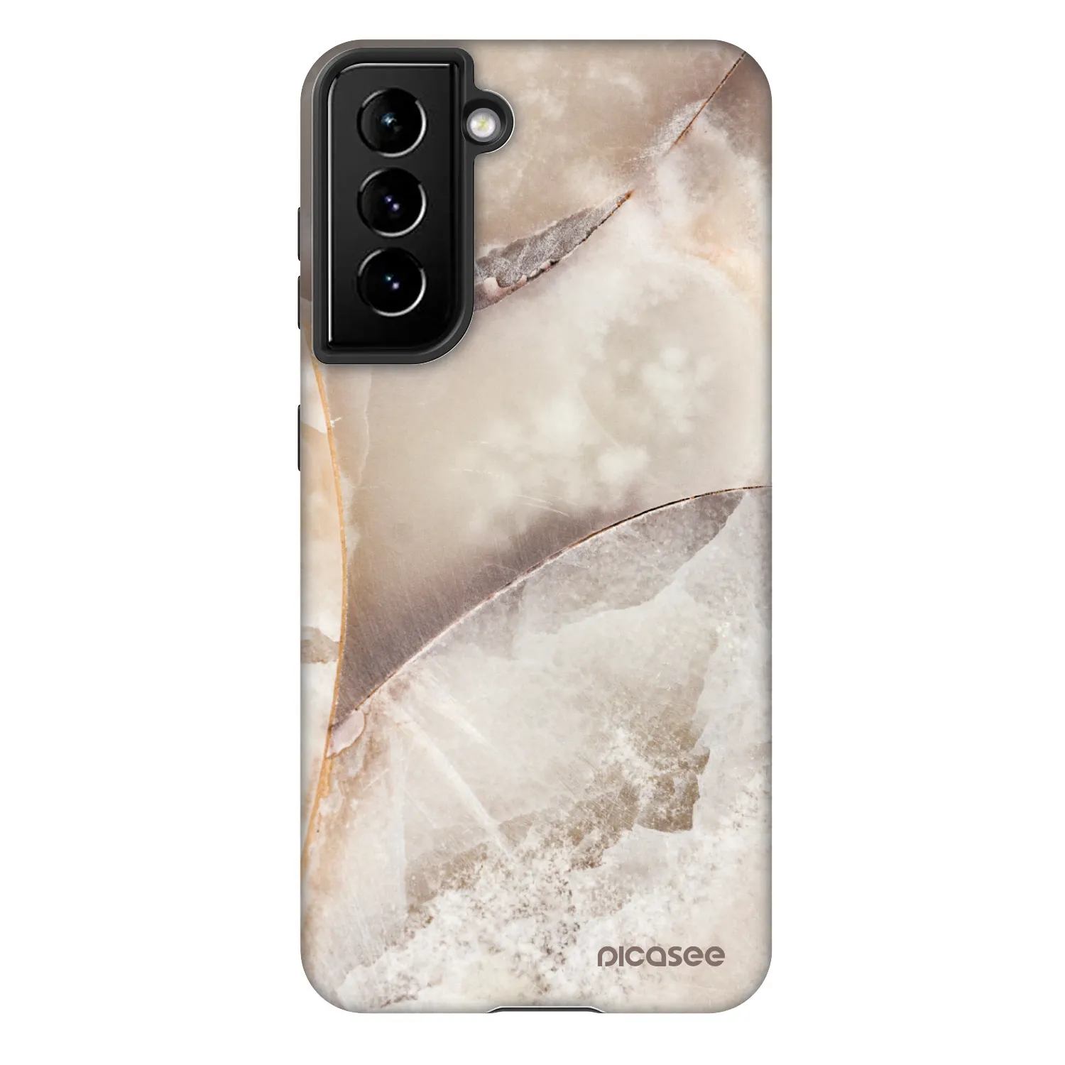 Picasee Fashion Case pentru Samsung Galaxy S21 5G G991B - Cream marble