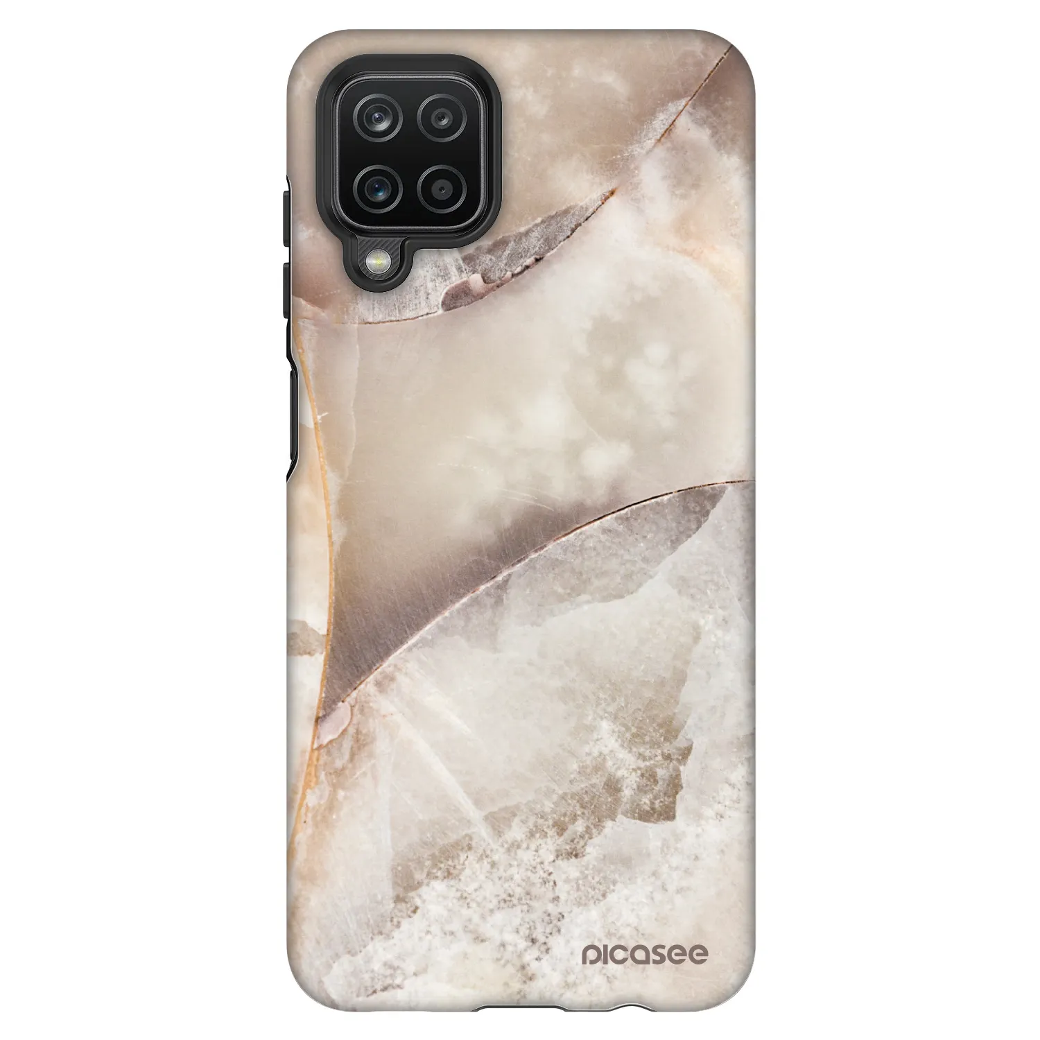 Picasee Fashion Case pentru Samsung Galaxy A12 A125F - Cream marble