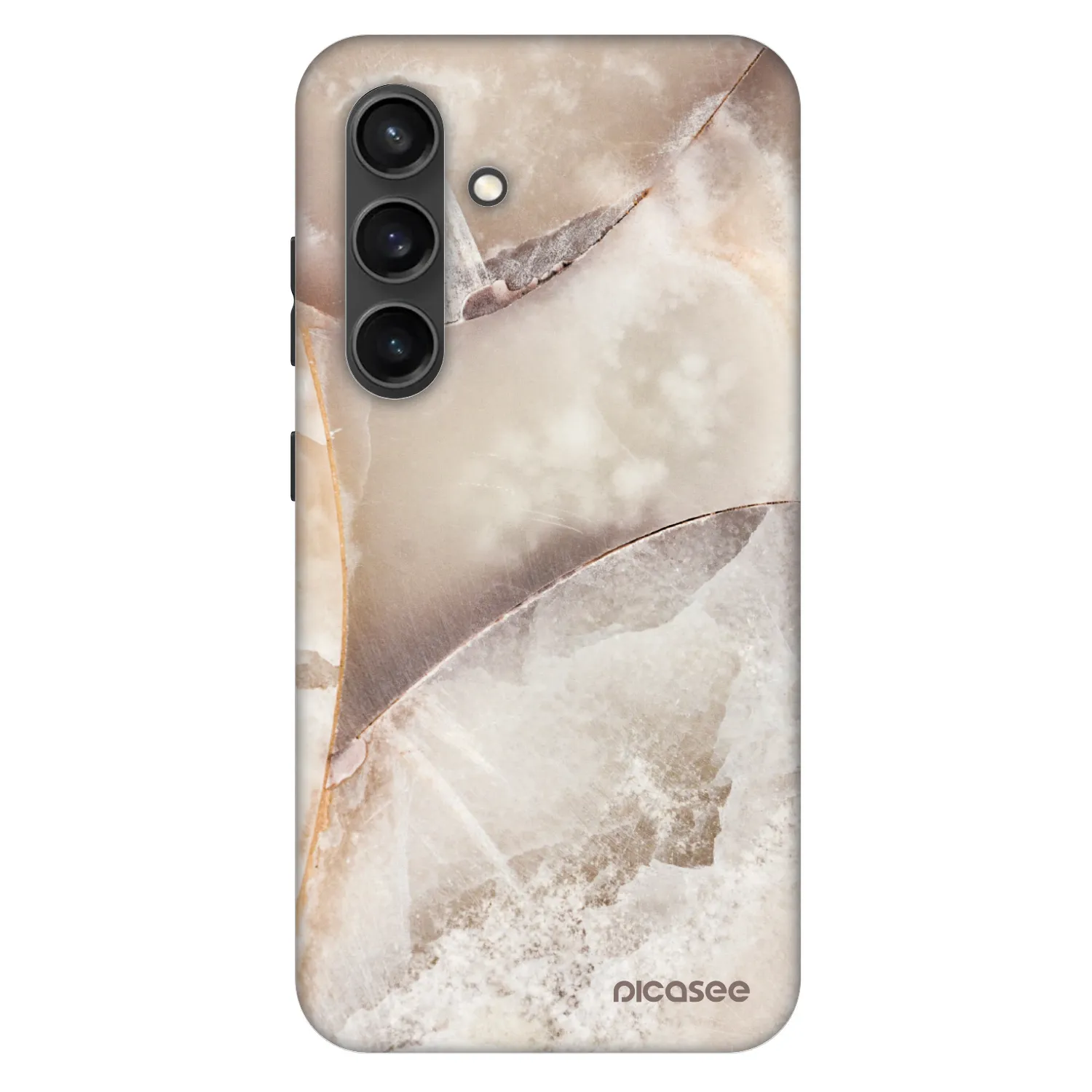 Picasee Fashion Case PowerShare pro Samsung Galaxy S24+ S926B 5G - Cream marble