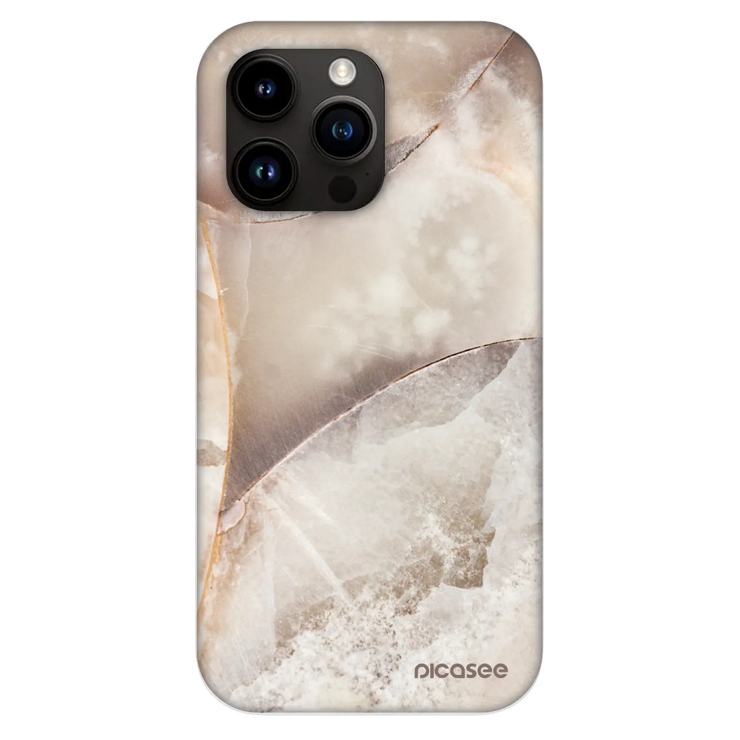 Picasee Fashion Case MagSafe pentru Apple iPhone 13 Pro - Cream marble