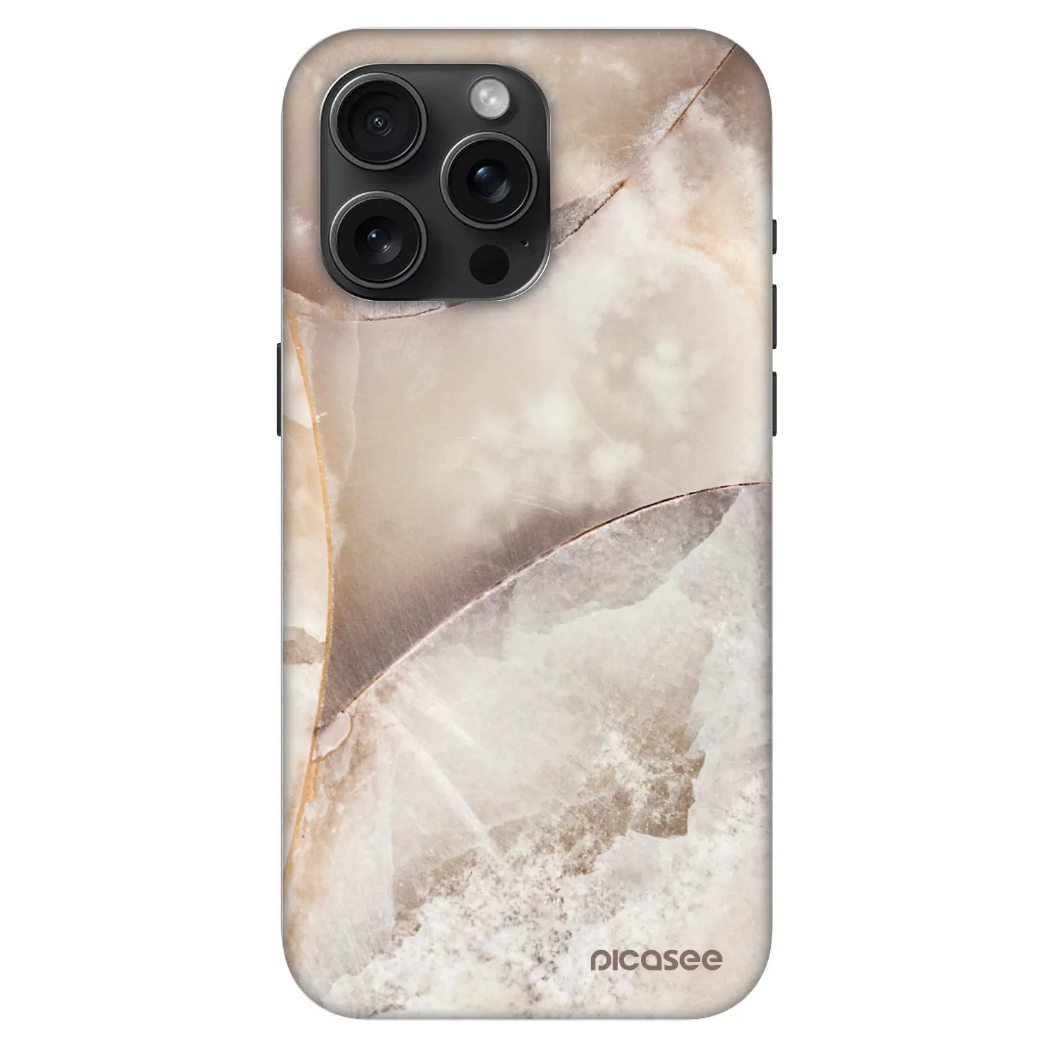 Picasee Fashion Case MagSafe pentru Apple iPhone 15 Pro Max - Cream marble