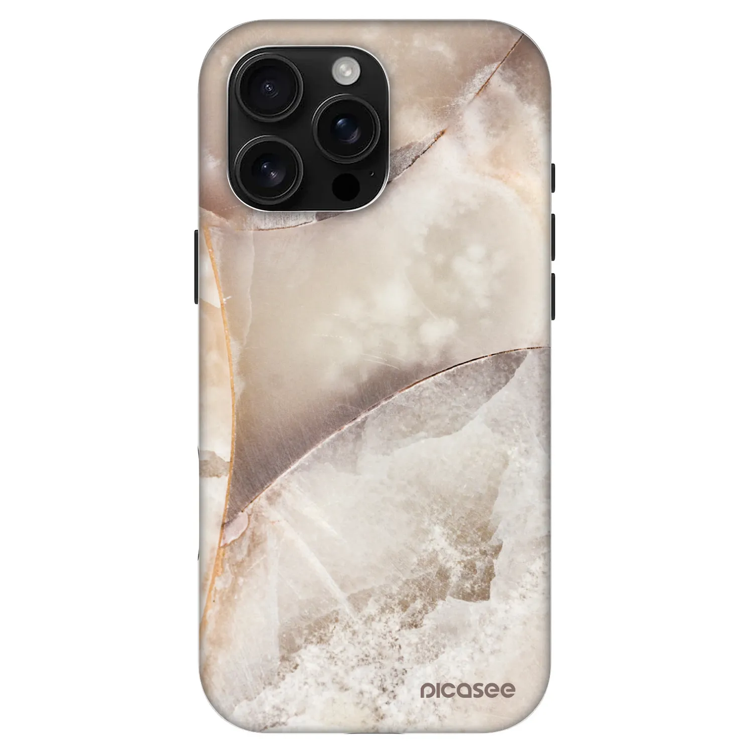 Picasee Fashion Case MagSafe pentru Apple iPhone 16 Pro Max - Cream marble