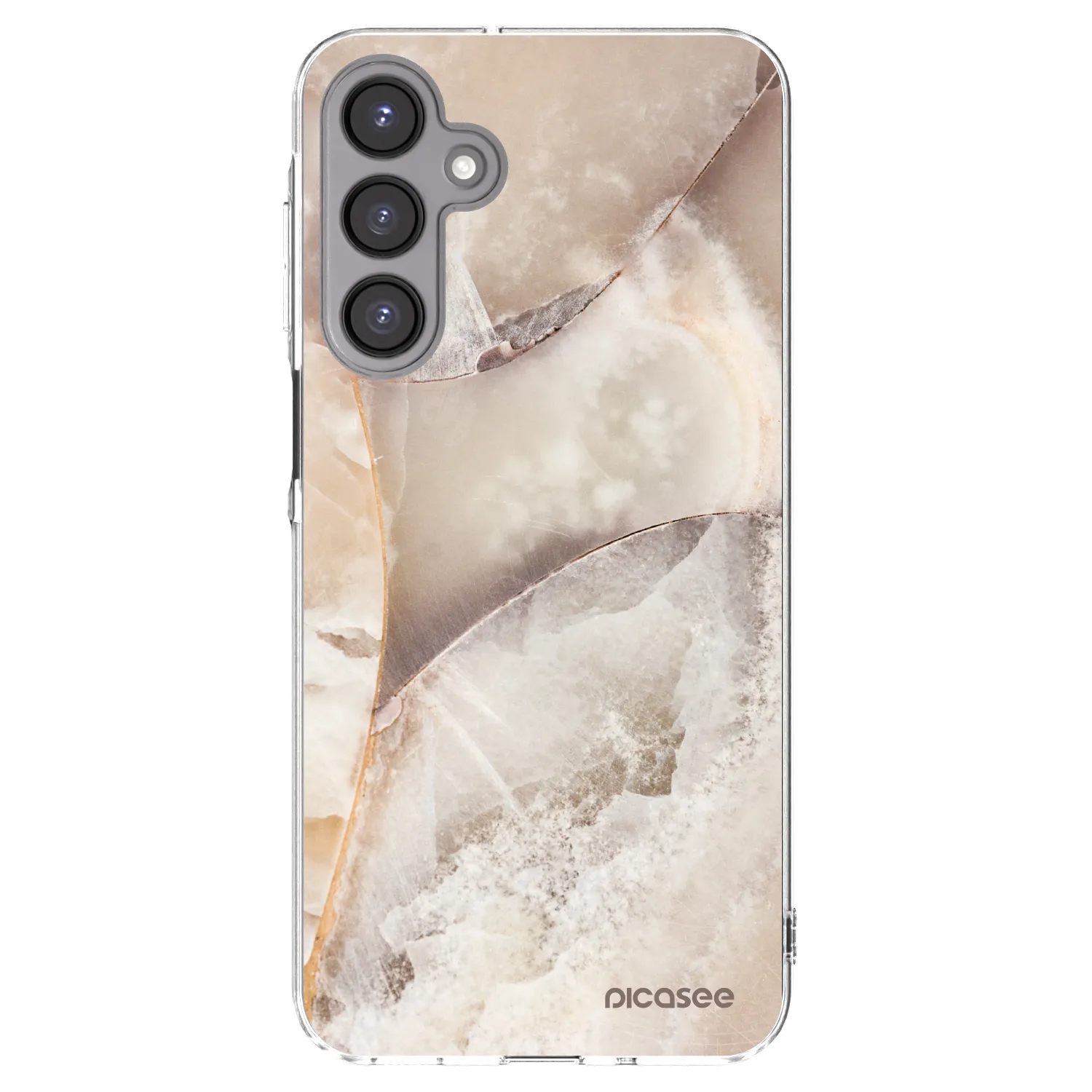 Picasee husă transparentă din silicon pentru Samsung Galaxy A16 4G - Cream marble