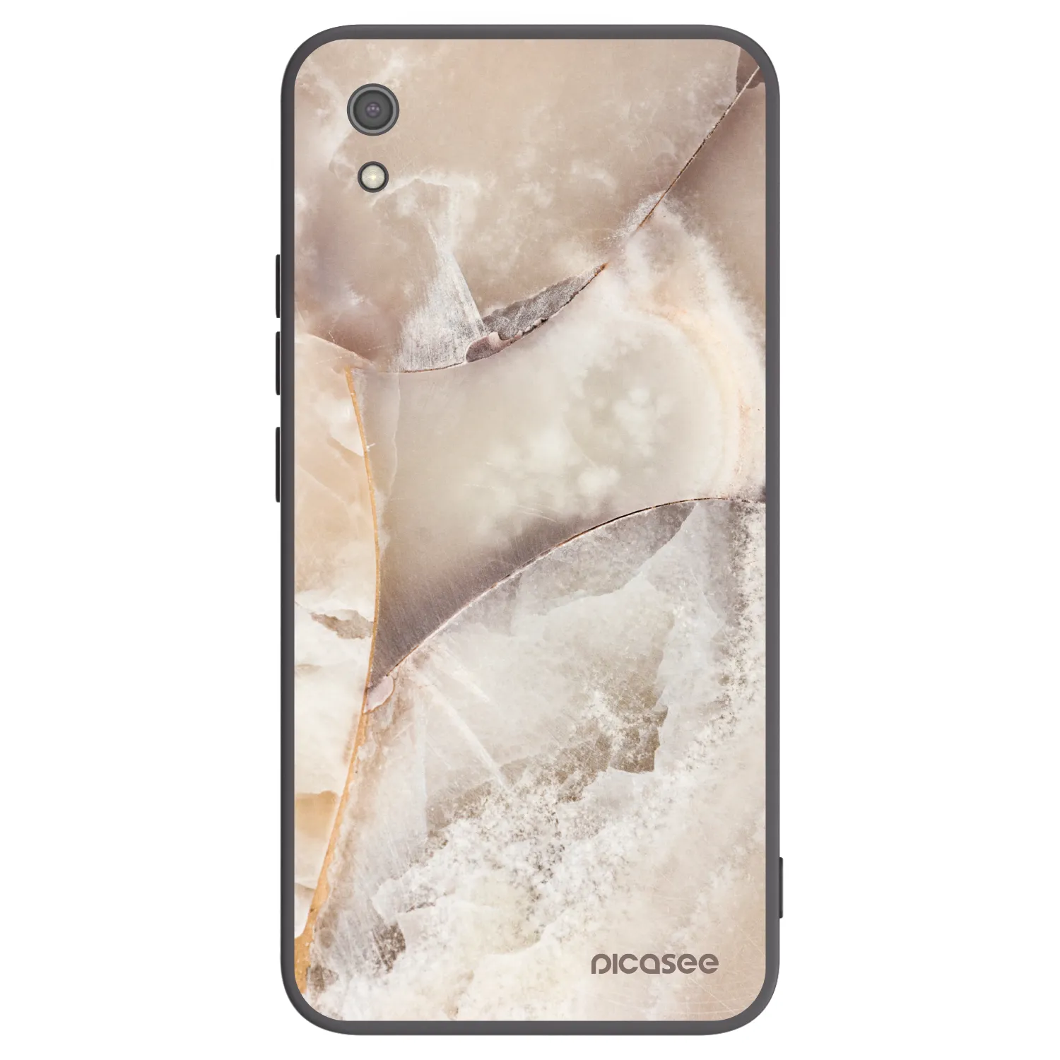 Picasee husă neagră din silicon pentru Xiaomi Redmi 7A - Cream marble