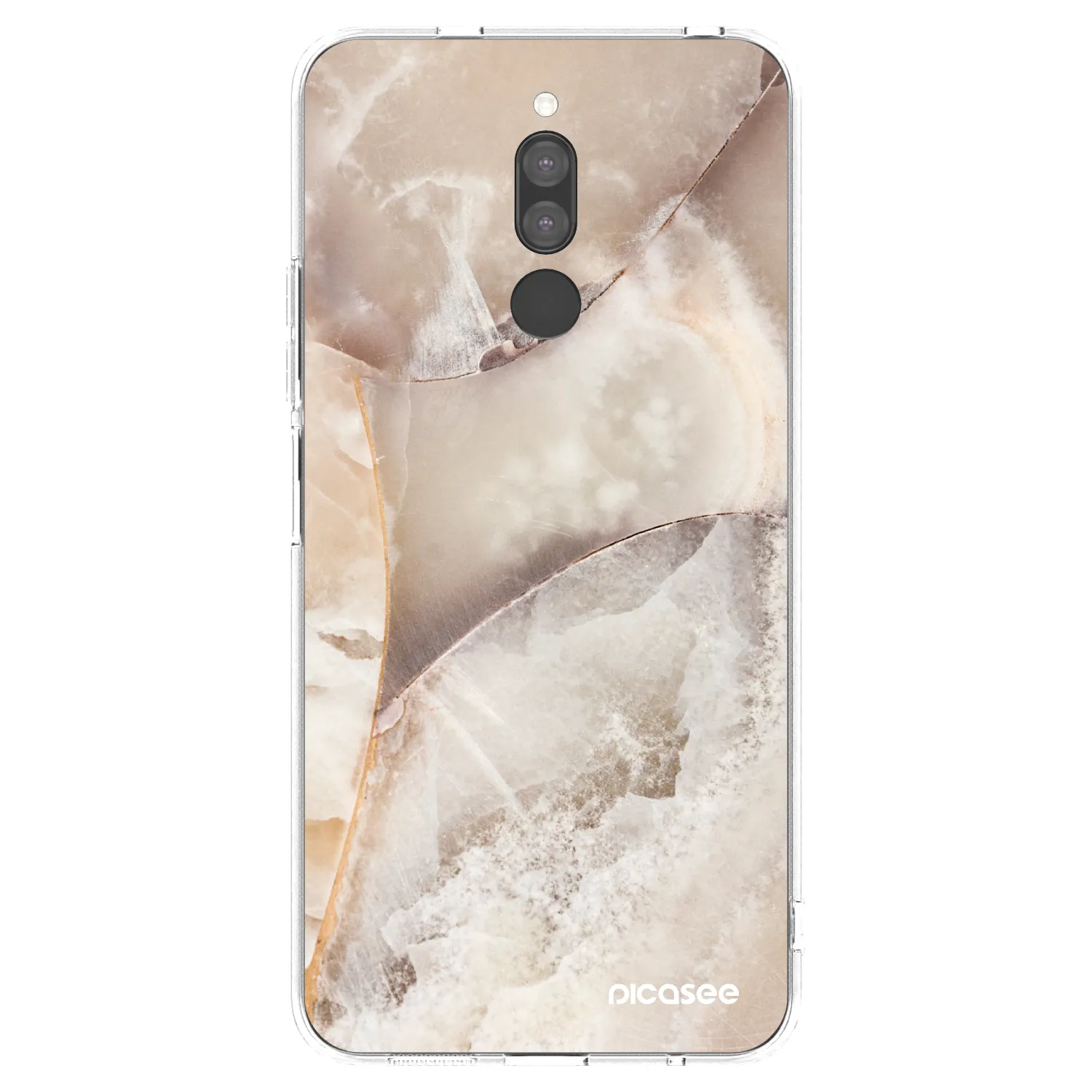 Picasee husă transparentă din silicon pentru Xiaomi Redmi 8 - Cream marble