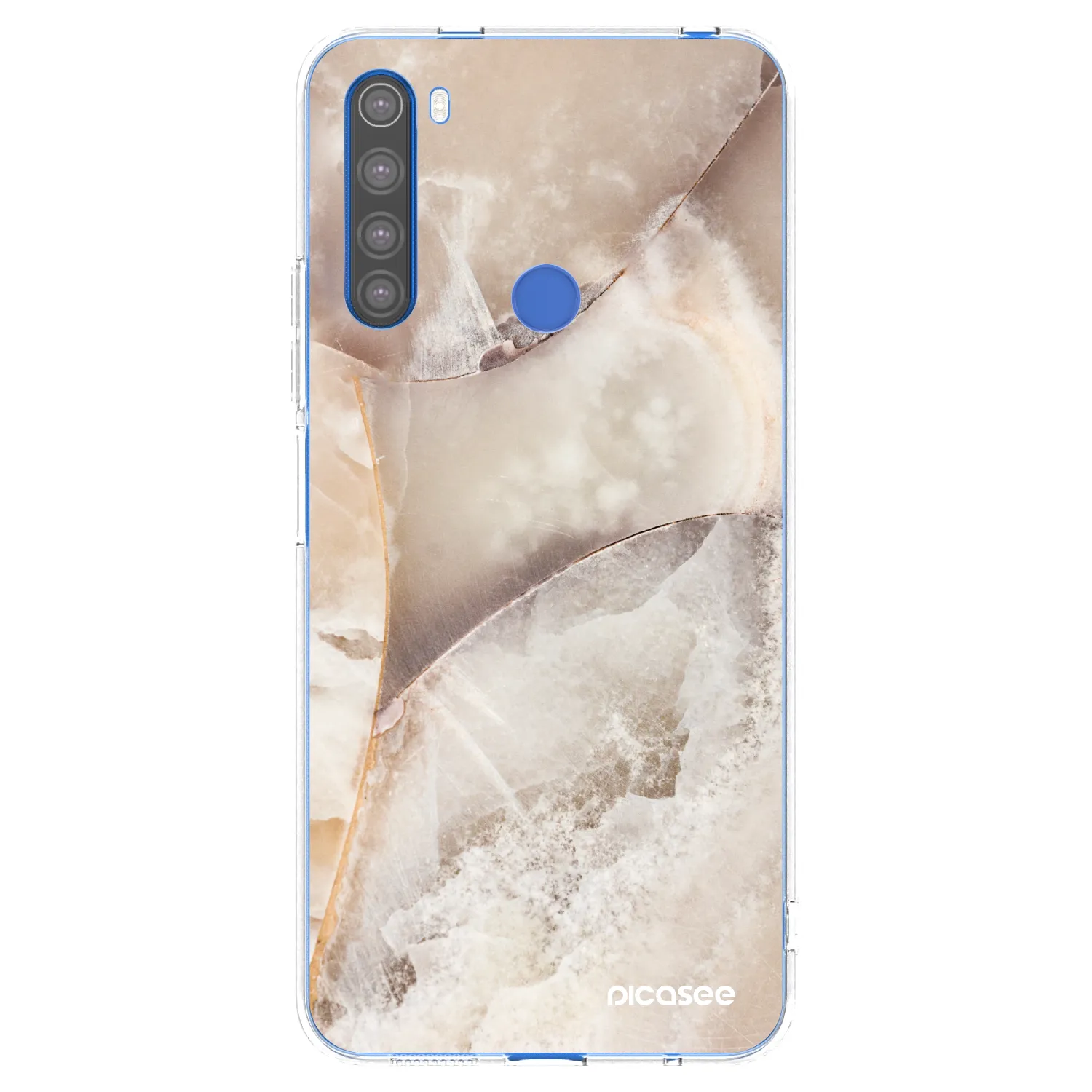 Picasee husă transparentă din silicon pentru Xiaomi Redmi Note 8T - Cream marble