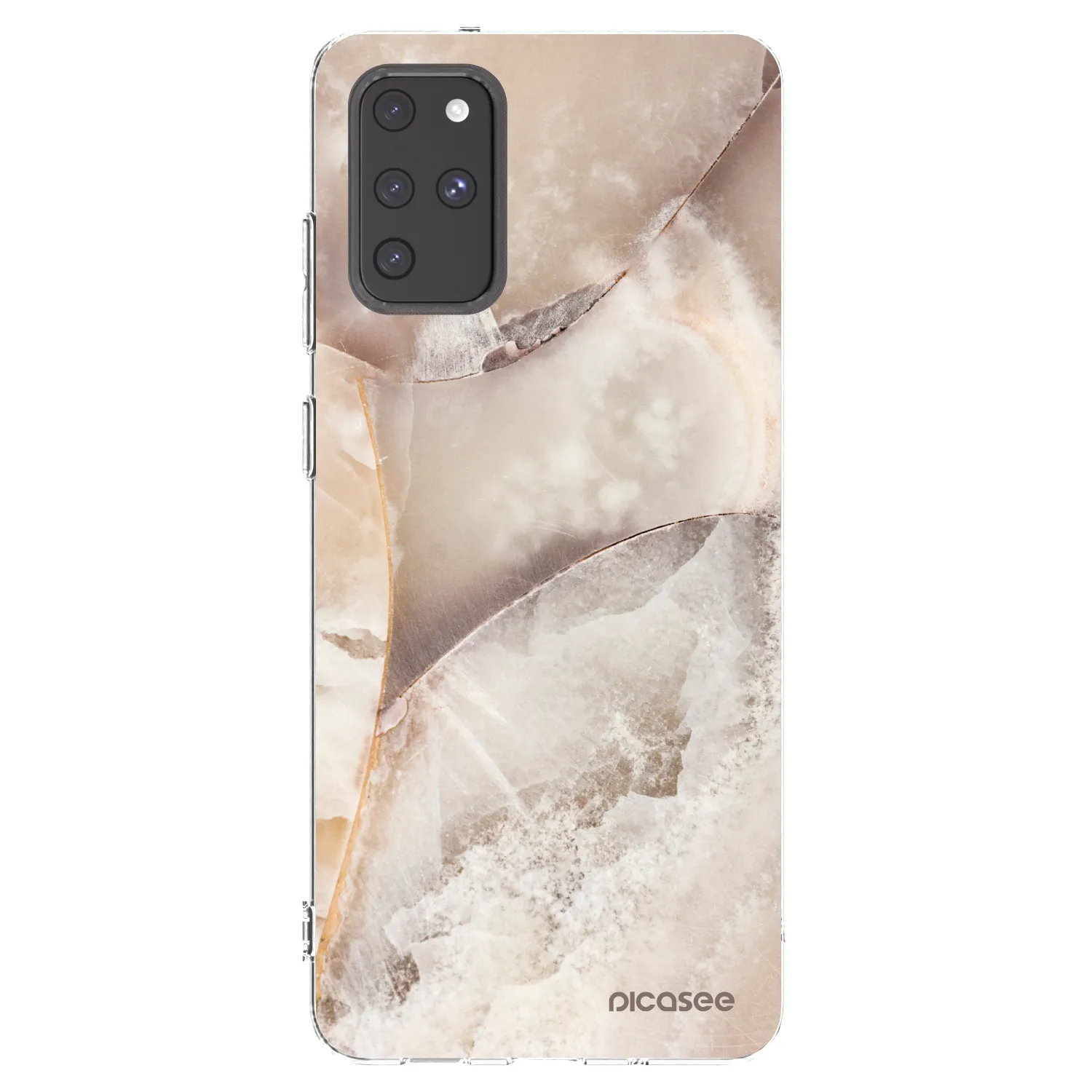 Picasee husă transparentă din silicon pentru Samsung Galaxy S20+ G985F - Cream marble
