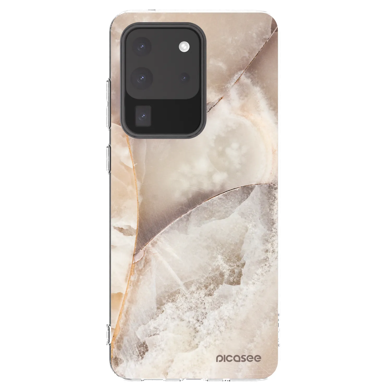 Picasee husă transparentă din silicon pentru Samsung Galaxy S20 Ultra 5G G988F - Cream marble