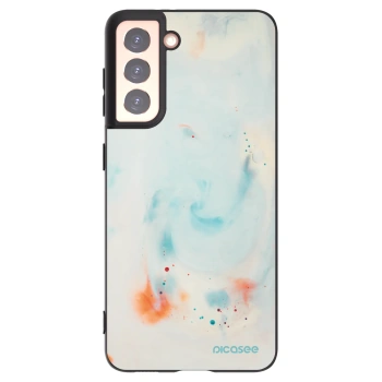 Picasee husă neagră din silicon pentru Samsung Galaxy S21 5G G991B - Splash