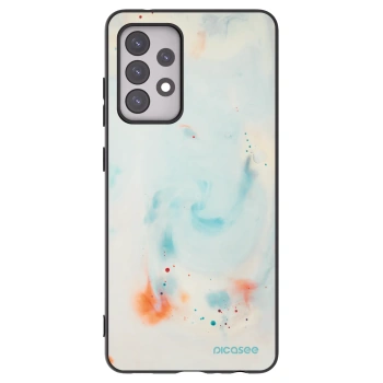 Picasee husă neagră din silicon pentru Samsung Galaxy A52 5G A525F - Splash