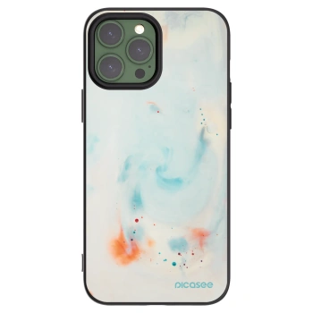 Picasee husă neagră din silicon pentru Apple iPhone 13 Pro Max - Splash