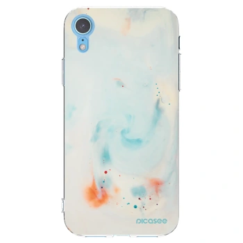 Picasee husă transparentă din silicon pentru Apple iPhone XR - Splash