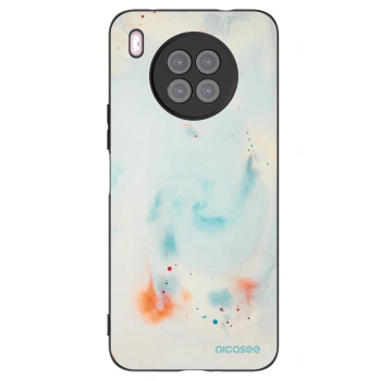 Picasee husă neagră din silicon pentru Huawei Nova 8i - Splash