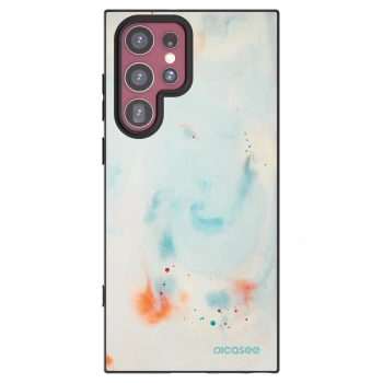 Picasee husă neagră din silicon pentru Samsung Galaxy S22 Ultra 5G - Splash