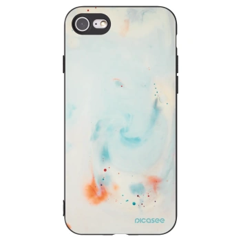 Picasee husă neagră din silicon pentru Apple iPhone SE 2022 - Splash