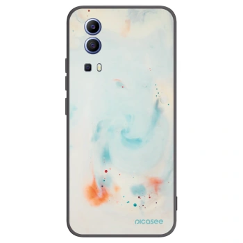 Picasee husă neagră din silicon pentru Vivo Y52 5G - Splash
