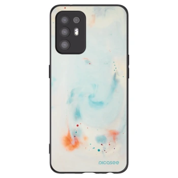 Picasee husă neagră din silicon pentru OPPO A94 5G - Splash