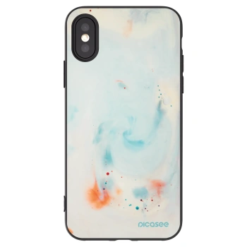 Picasee husă neagră din silicon pentru Apple iPhone X/XS - Splash