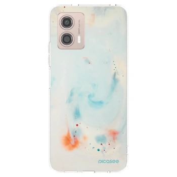 Picasee husă transparentă din silicon pentru Motorola Moto G53 5G - Splash