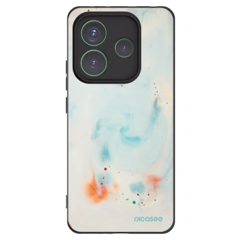 Picasee husă neagră din silicon pentru Xiaomi Redmi Note 14 5G - Splash