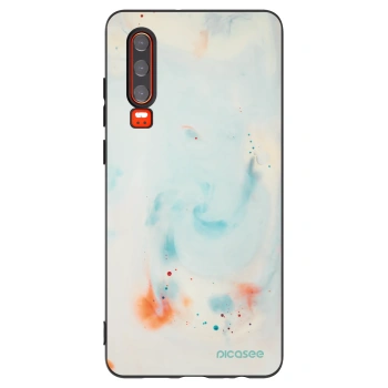 Picasee husă neagră din silicon pentru Huawei P30 - Splash