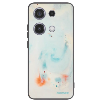 Picasee husă neagră din silicon pentru Xiaomi Redmi Note 14S - Splash