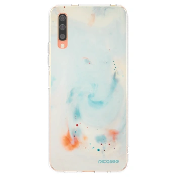 Picasee husă transparentă din silicon pentru Samsung Galaxy A70 A705F - Splash