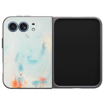 Picasee husă neagră din silicon pentru Apple iPhone Duo - Splash
