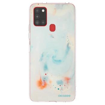 Picasee husă transparentă din silicon pentru Samsung Galaxy A21s - Splash