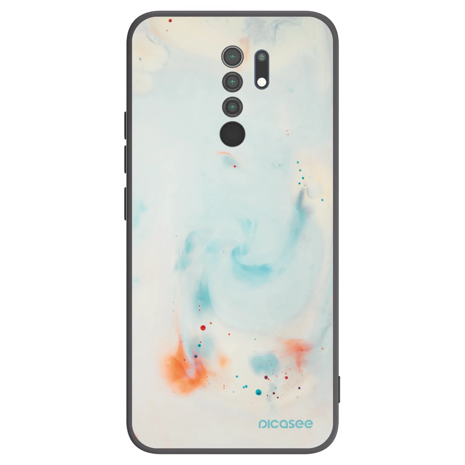 Picasee husă neagră din silicon pentru Xiaomi Redmi 9 - Splash