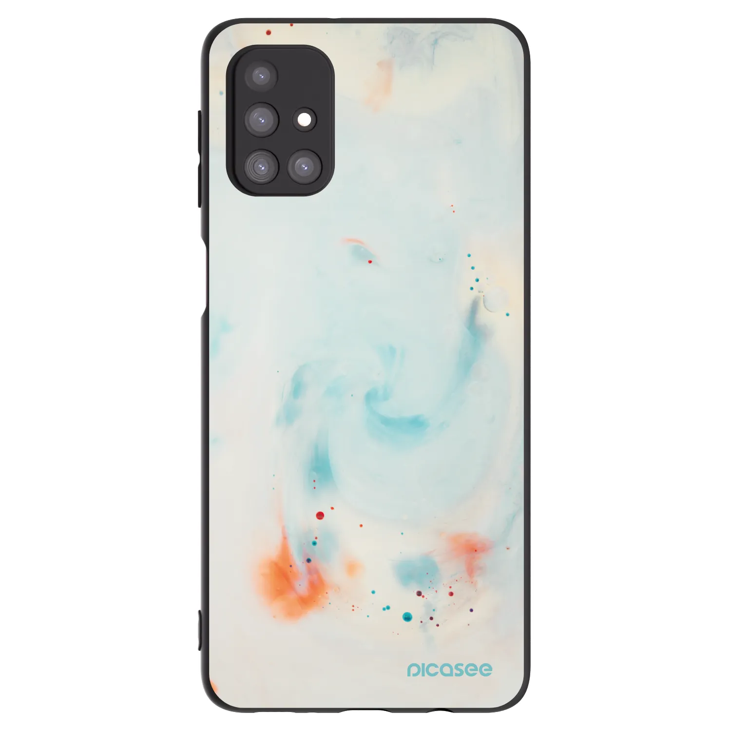 Picasee husă neagră din silicon pentru Samsung Galaxy M31s - Splash