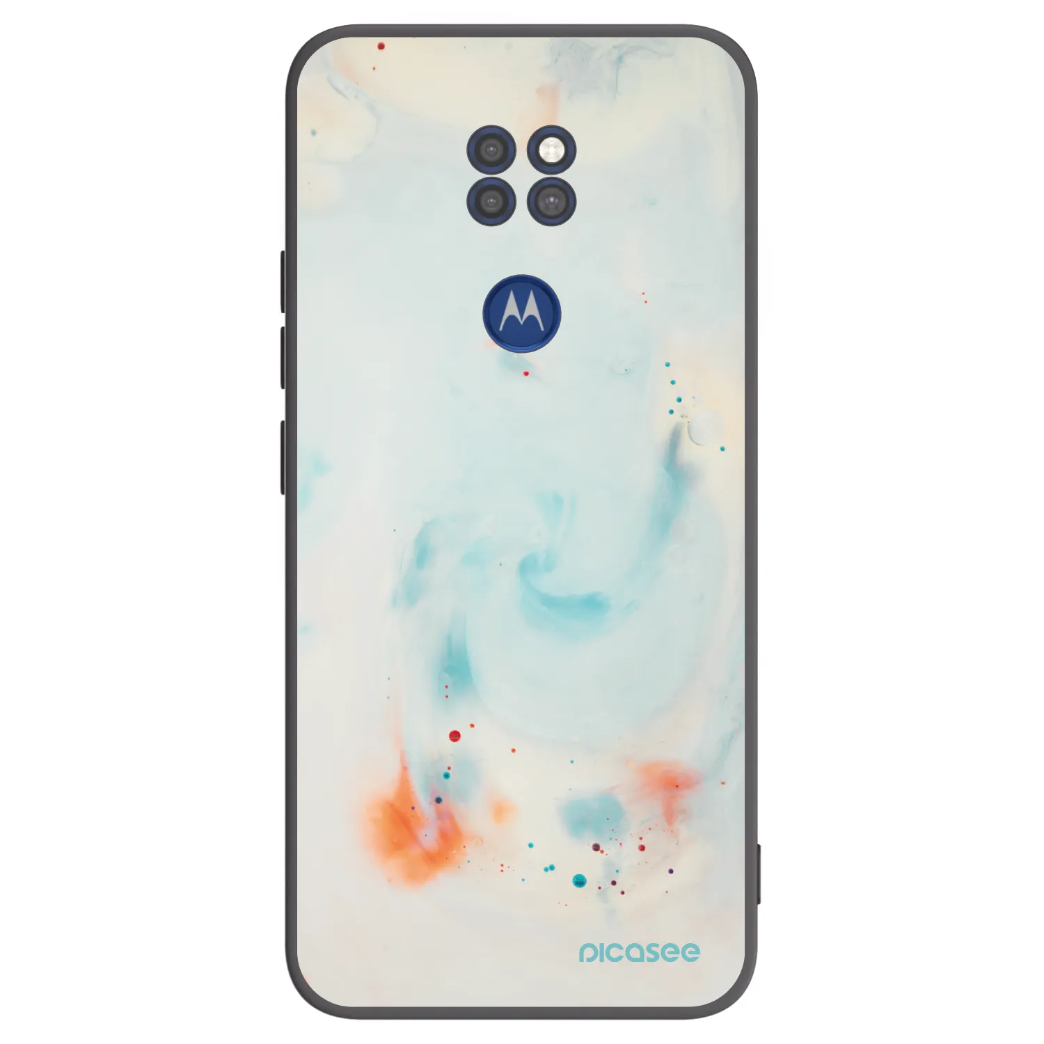 Picasee husă neagră din silicon pentru Motorola Moto G9 Play - Splash