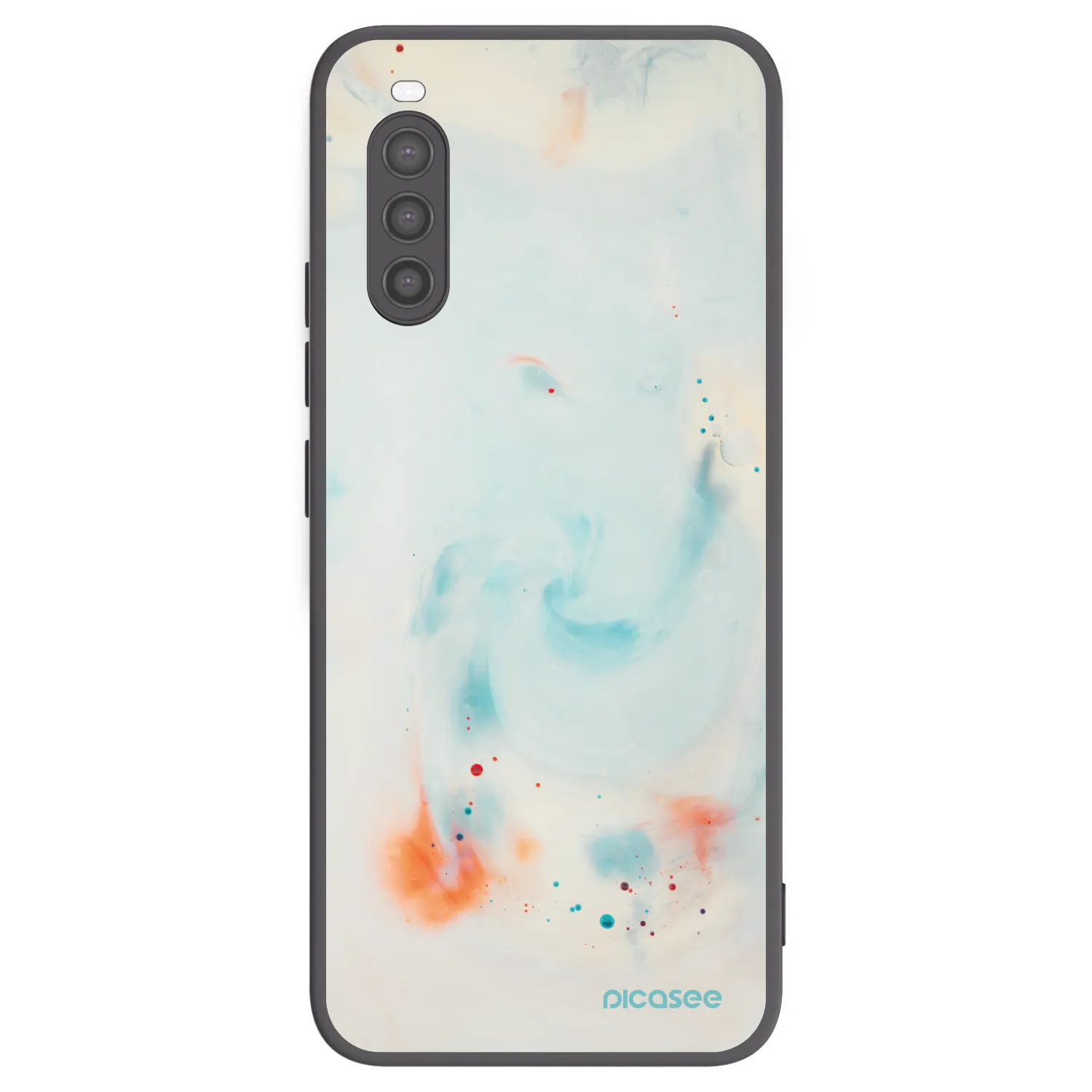 Picasee husă neagră din silicon pentru Sony Xperia 10 II - Splash