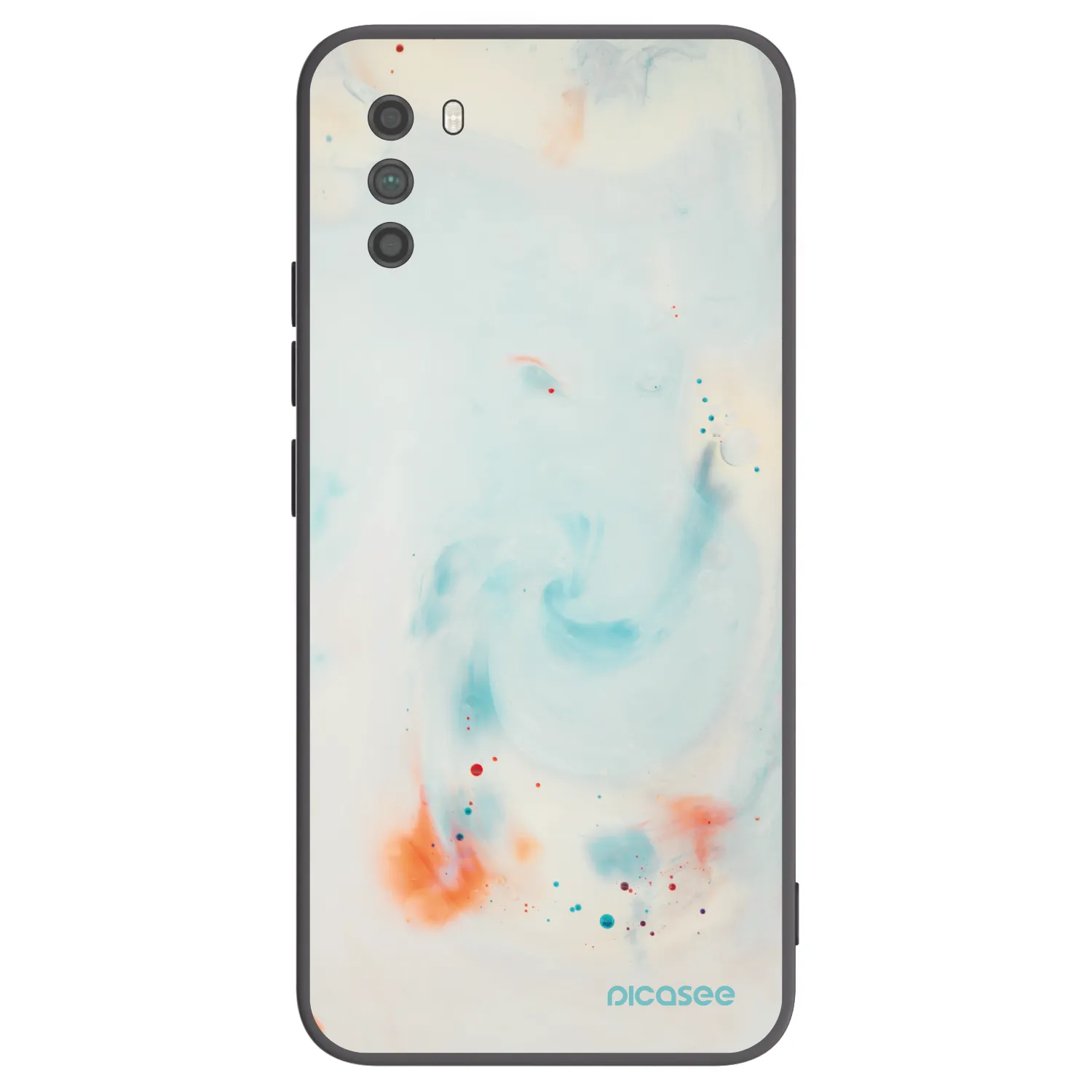 Picasee husă neagră din silicon pentru Xiaomi Poco M3 - Splash