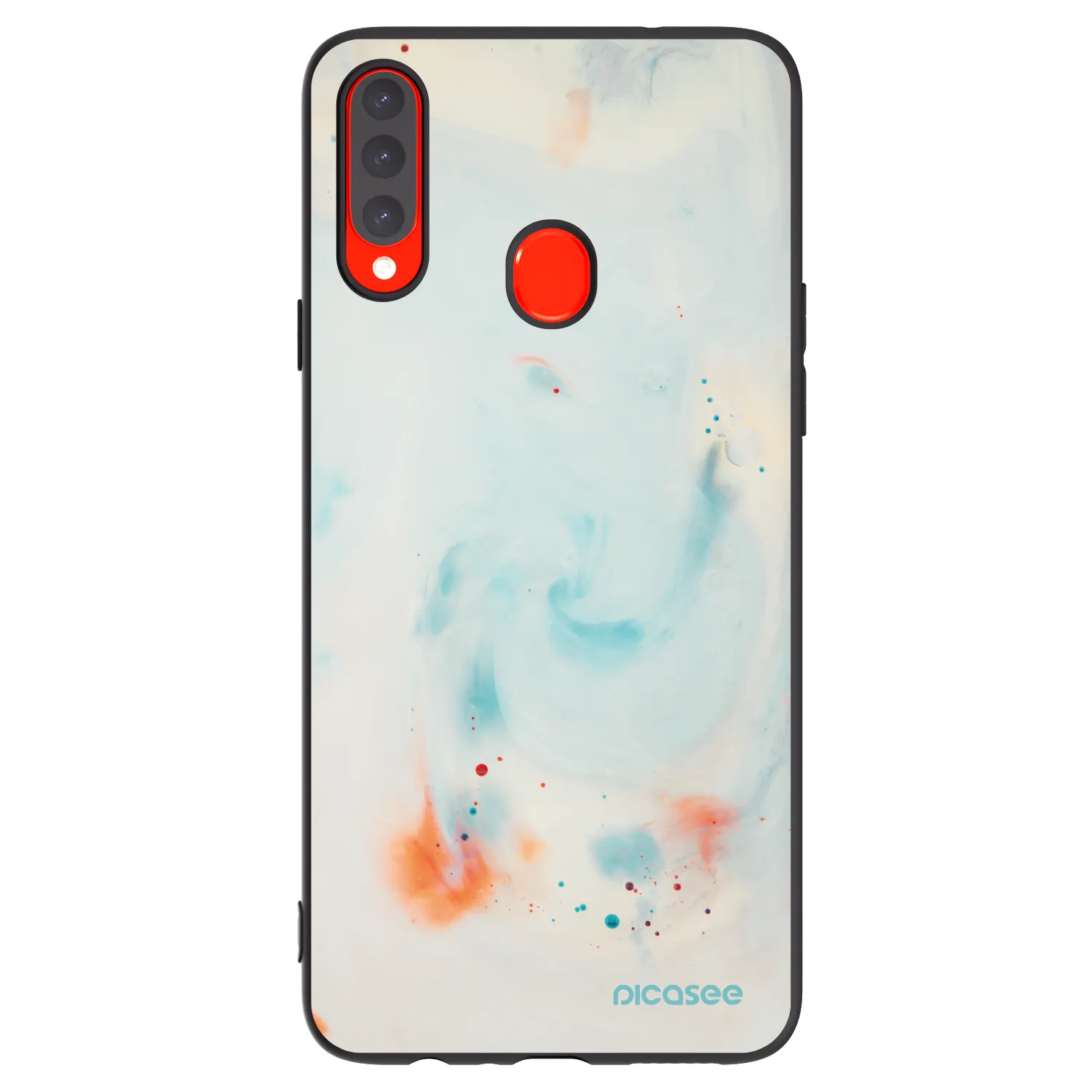 Picasee husă neagră din silicon pentru Samsung Galaxy A20s - Splash