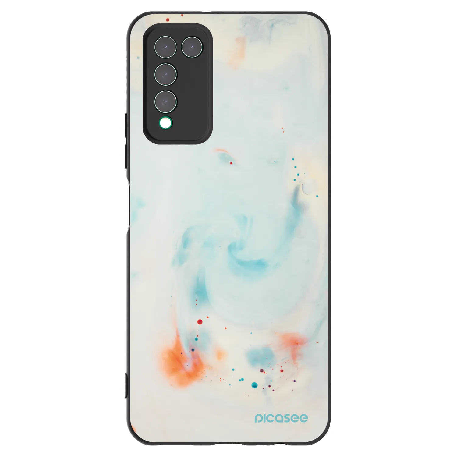 Picasee husă neagră din silicon pentru Honor 10X Lite - Splash
