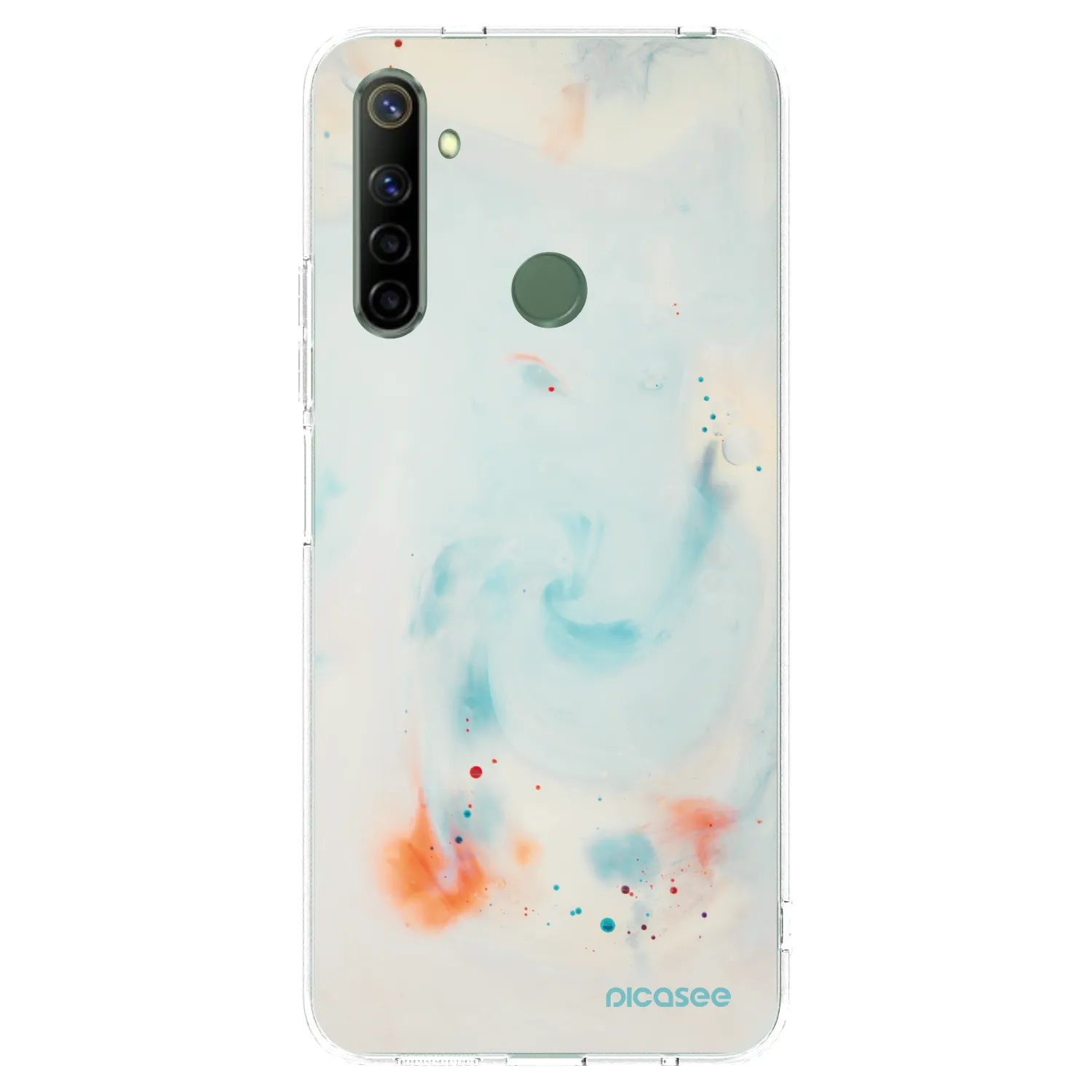 Picasee husă transparentă din silicon pentru Realme 6i - Splash