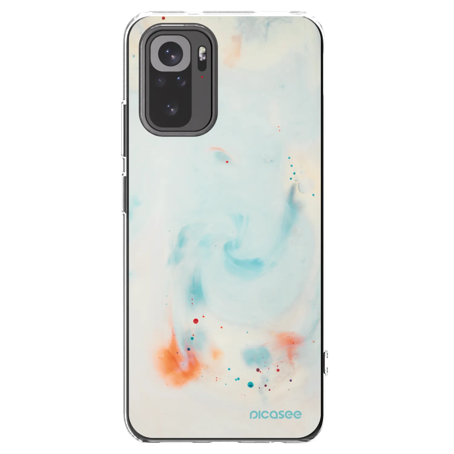 Picasee husă transparentă din silicon pentru Xiaomi Redmi Note 10 - Splash
