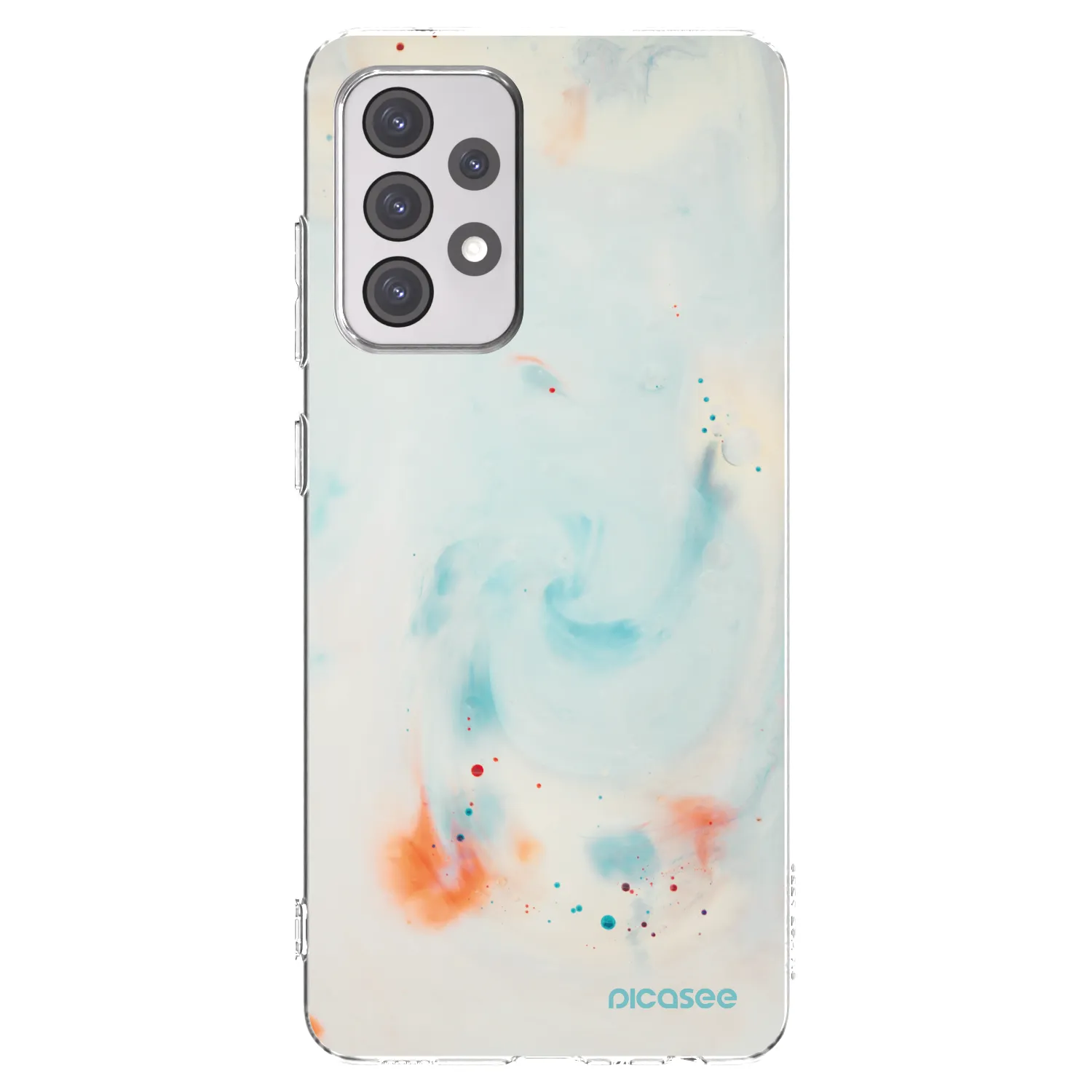 Picasee husă transparentă din silicon pentru Samsung Galaxy A52 5G A525F - Splash